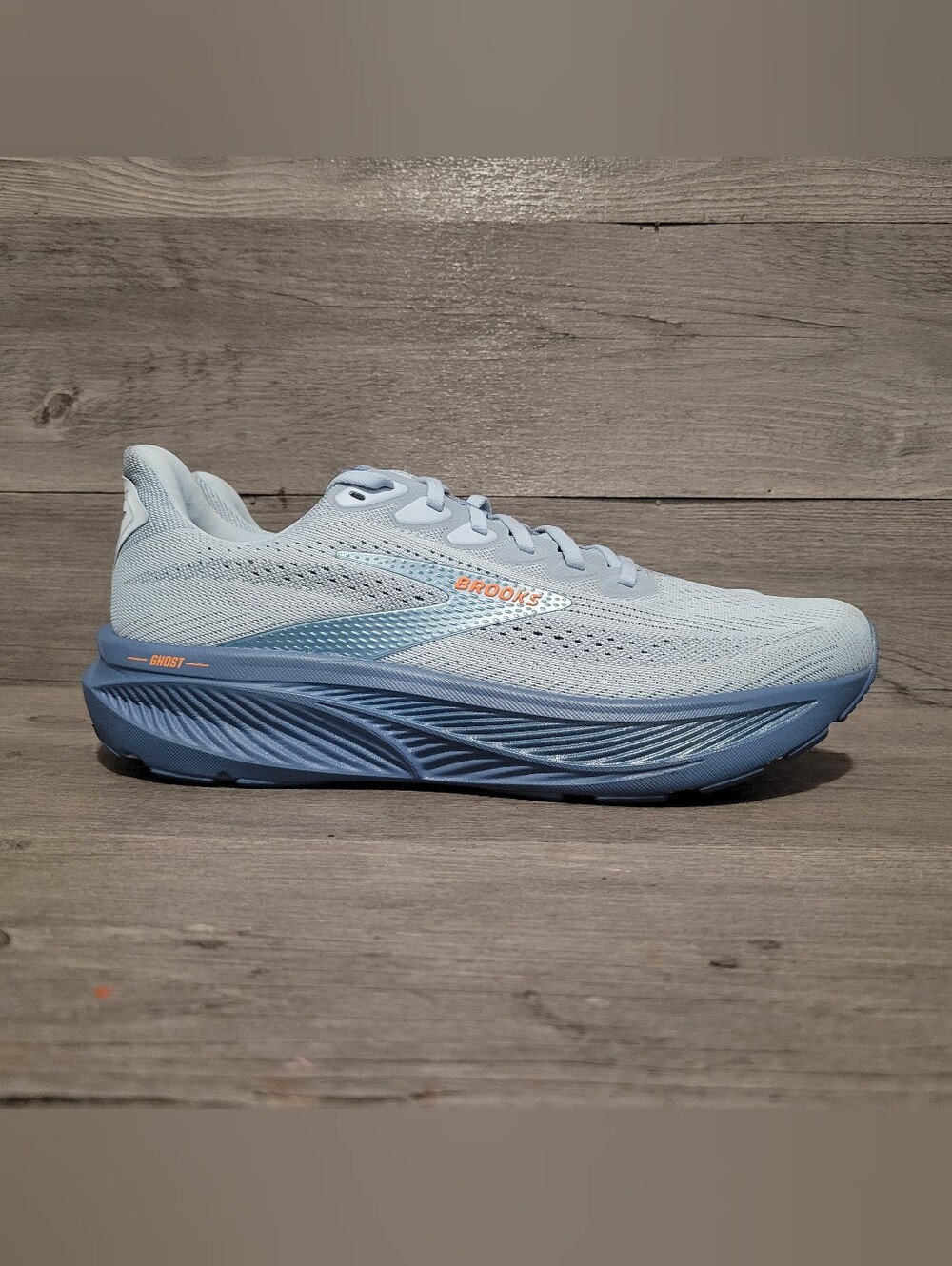 Brooks Ghost 17 Men's Size 10 Skyway Blue Moonlight Running Shoes